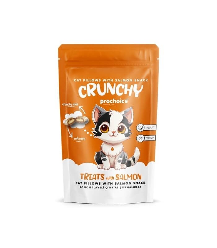 ProChoice Crunchy Somonlu Kedi Ödül Maması 60gr