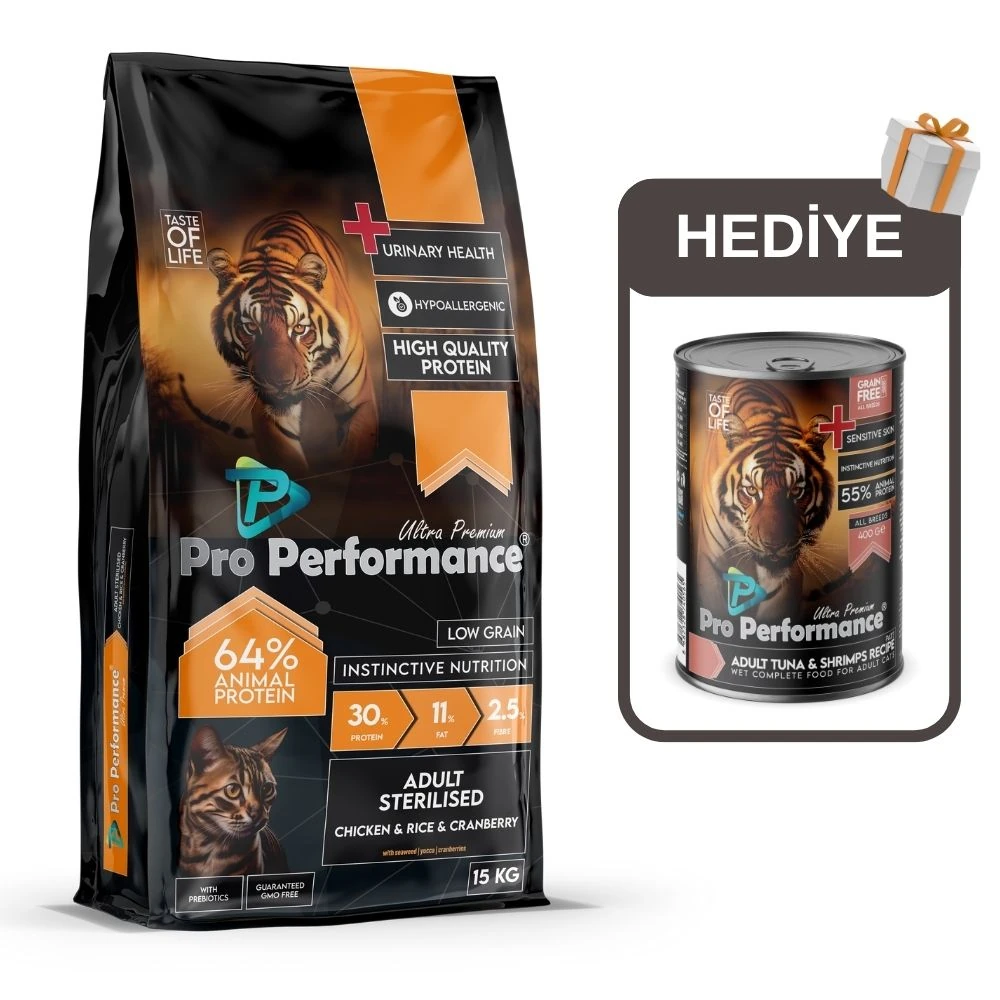 Pro Performance Tavuklu ve Pirinçli Kısırlaştırılmış Kedi Maması 2kg