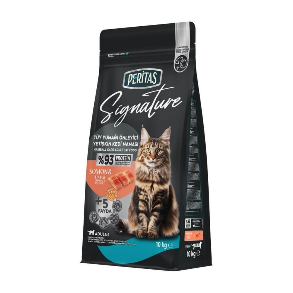 Peritas Signature Somonlu Hairball Yetişkin Kedi Maması 2kg
