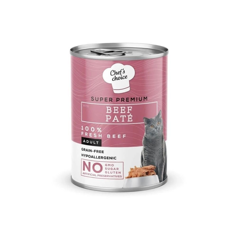 Chef's Choice Sığır Etli Yetişkin Kedi Konservesi 400gr