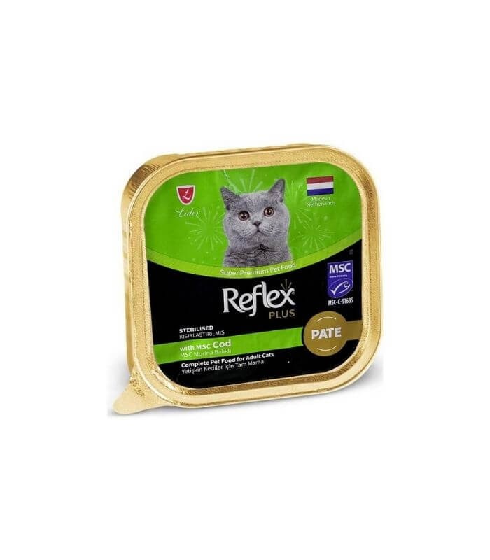 Reflex Plus Pate Balıklı Kısır Kedi Konservesi 85 GR