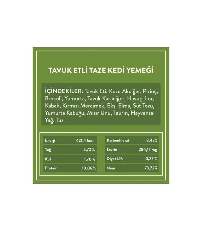 Kito Fresh Tavuk Etli Kedi Yemeği 85gr