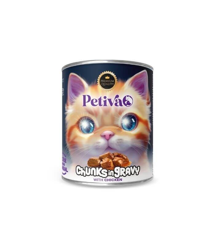 Petiva Tavuklu Yavru Kedi Konserve Yas Mama 400gr