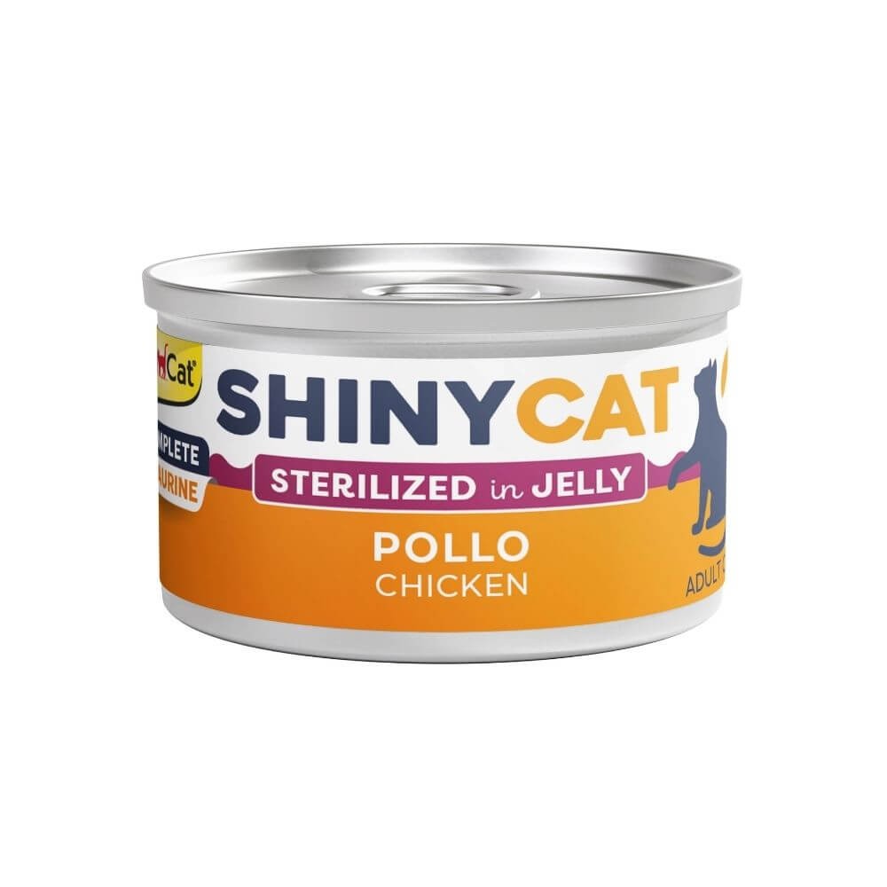 GimCat Shinycat Jöle İçinde Tavuklu Kısırlaştırılmış Kedi Konservesi 70gr