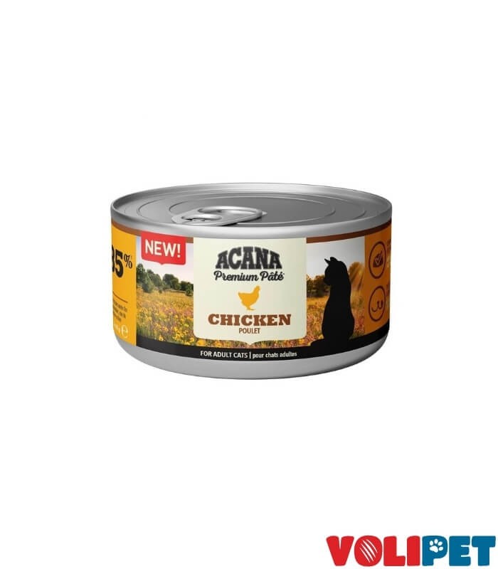 Acana Premium Pate (Ezme) Tavuk Etli Kedi Konservesi 85gr