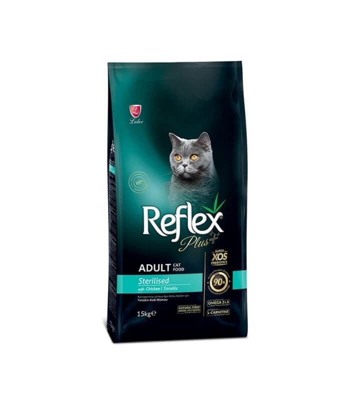  Reflex Plus Tavuklu Kısırlaştırılmış Kedi Maması 15kg