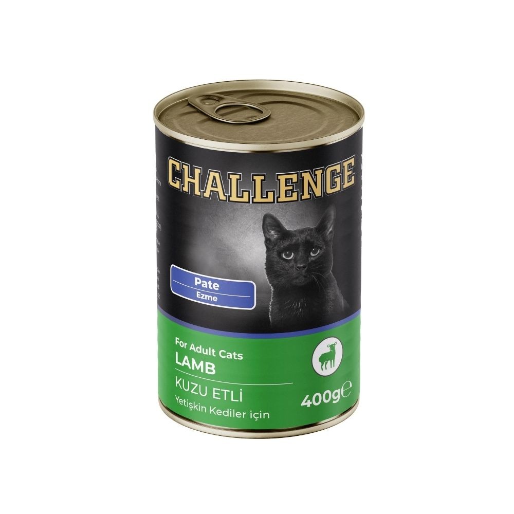 Challenge Pate Kuzu Etli Yetişkin Kedi Konservesi 400gr