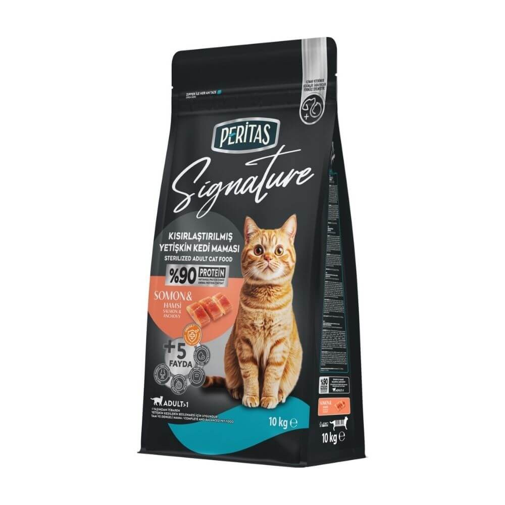 Peritas Signature Somonlu Kısırlaştırılmış Kedi 10kg
