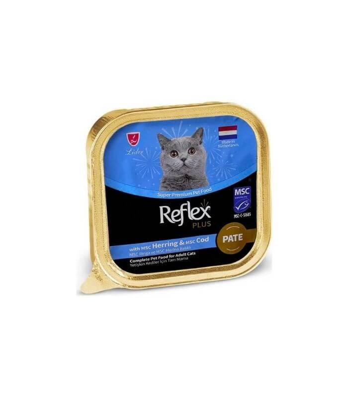 Reflex Plus Pate Ringa Ve Morina Balıklı Kedi Konservesi 85gr