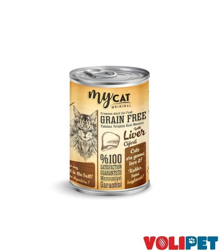 Mycat Pate Tahılsız Ciğerli Kedi Konservesi 400gr