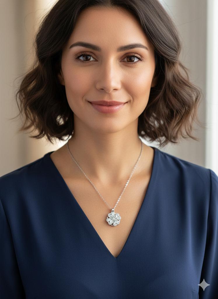 ÇELİK DÖNEN KOLYE (GÜMÜŞ)