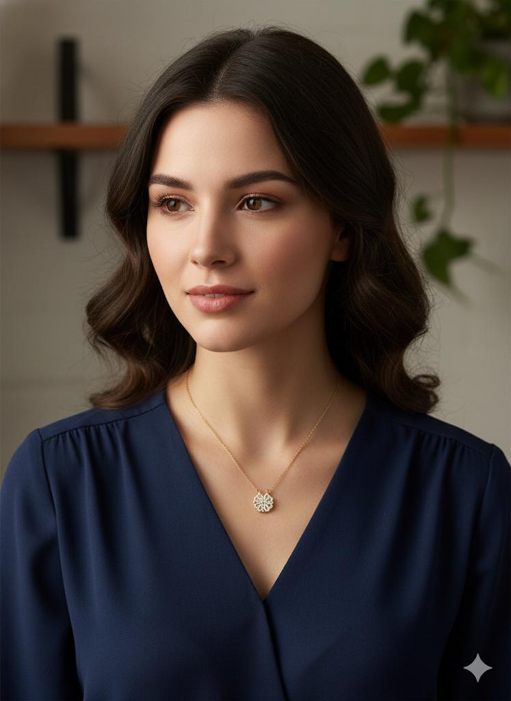 ÇELİK KALP DETAYLI AÇILABİLİR KOLYE (ALTIN)