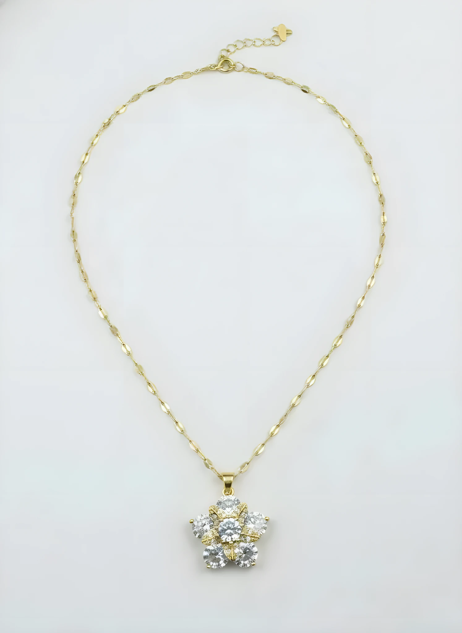 DÖNEN ÇELİK KOLYE (ALTIN)