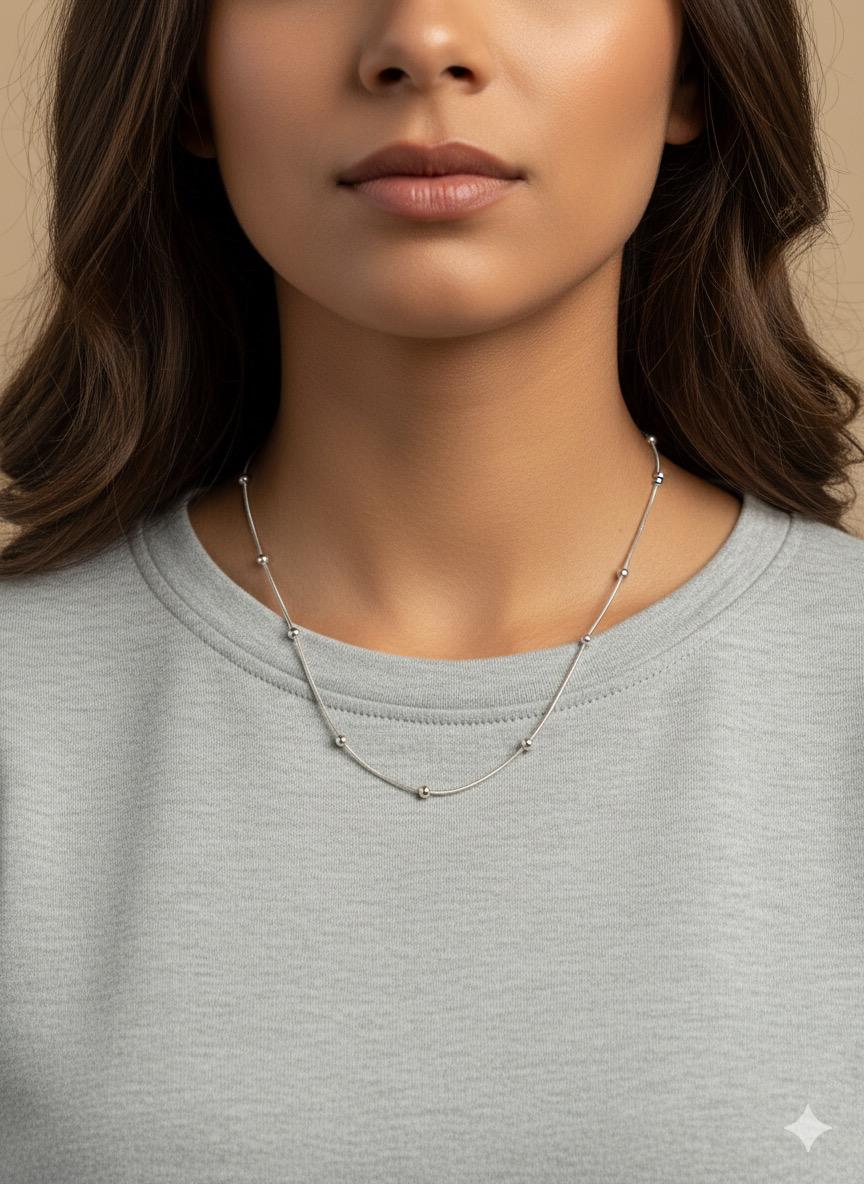 Dorika zincir kolye (GÜMÜŞ)