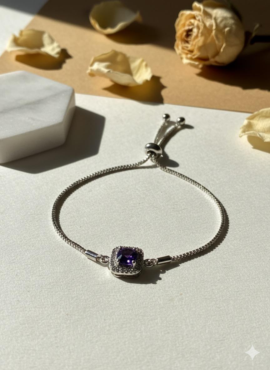 zirkon taşlı bileklik