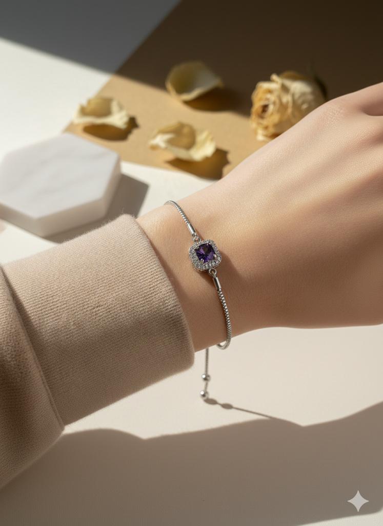 zirkon taşlı bileklik