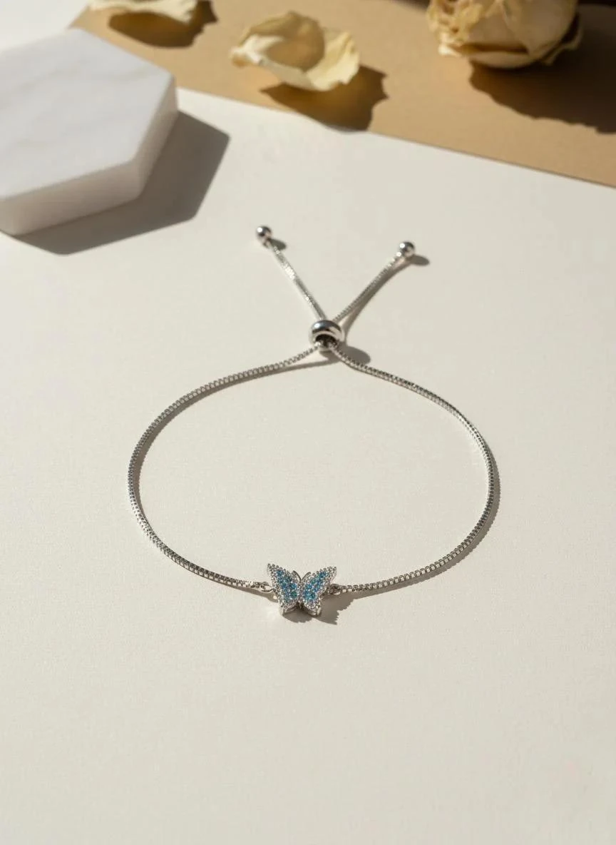 kelebek detaylı bileklik 