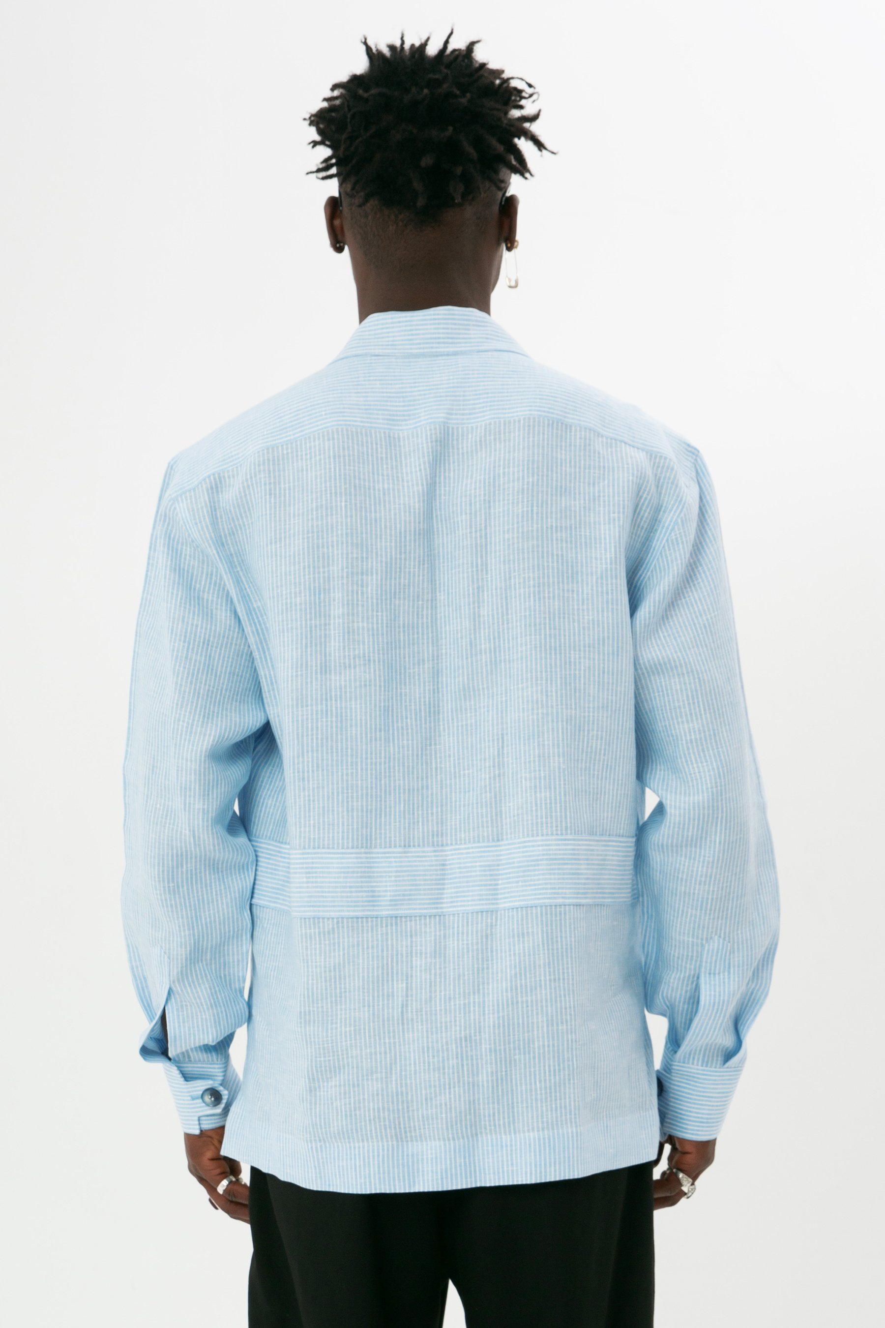 Linen Jacket Blue