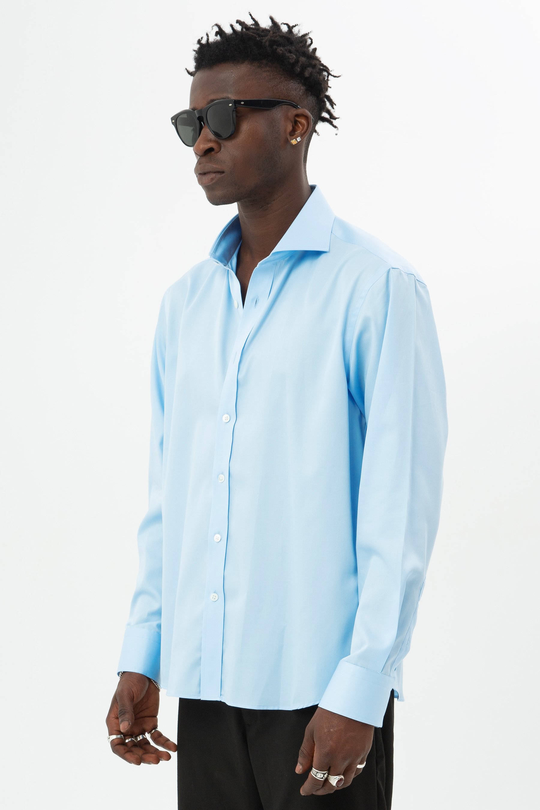 Classic Man Shirt Blue