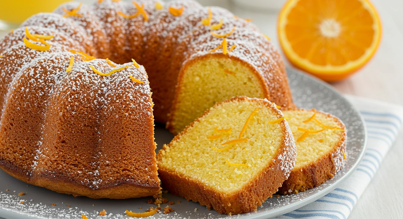 Portakallı Kek / 1 Kalıp