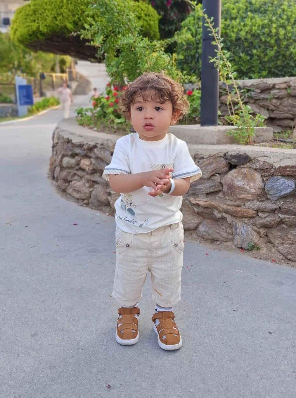 Erkek Bebek Little Pilot 2'li Takım