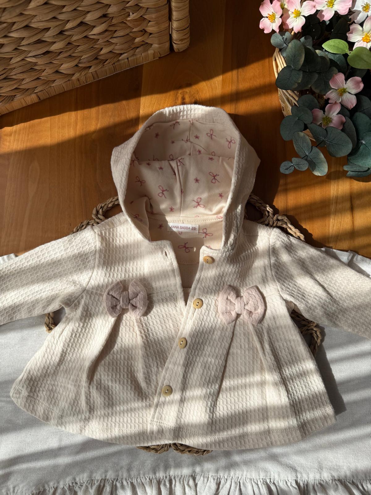 Kız Bebek Lovely 3'lü Bej Takım