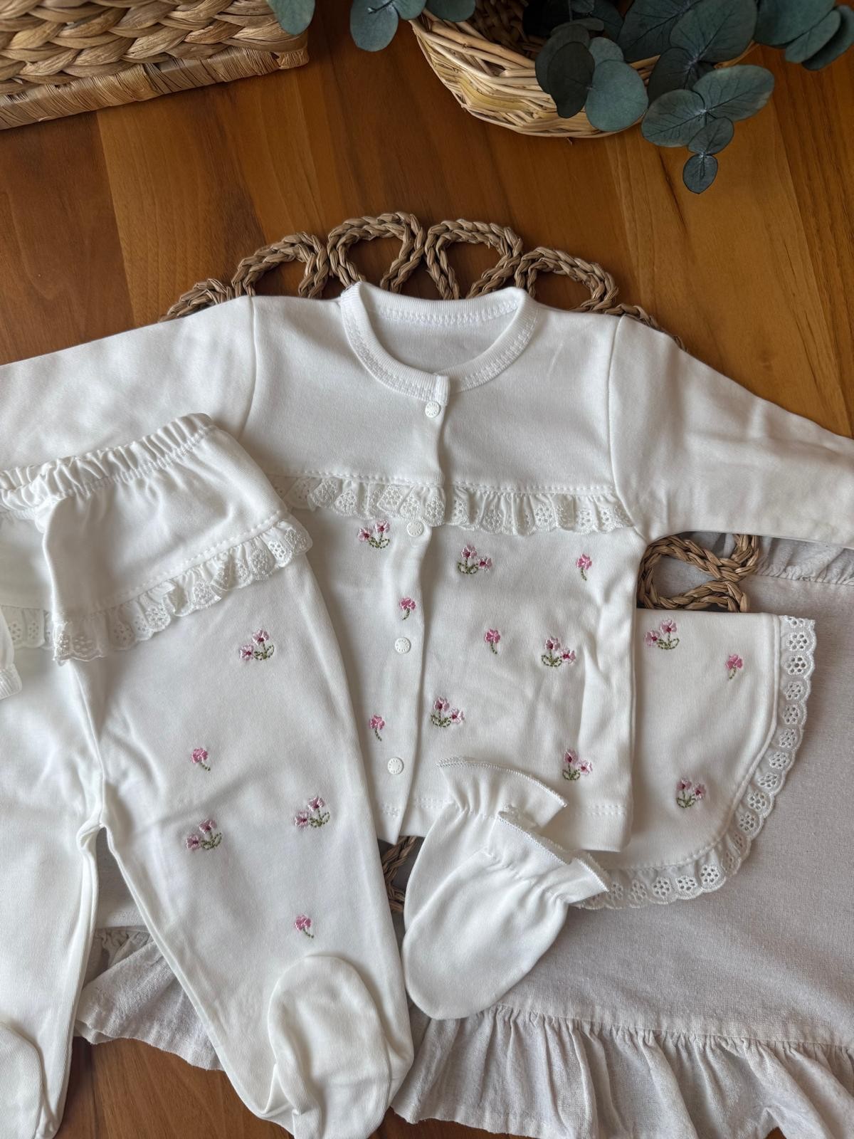 Kız Bebek 0-3 Ay 5'li Set