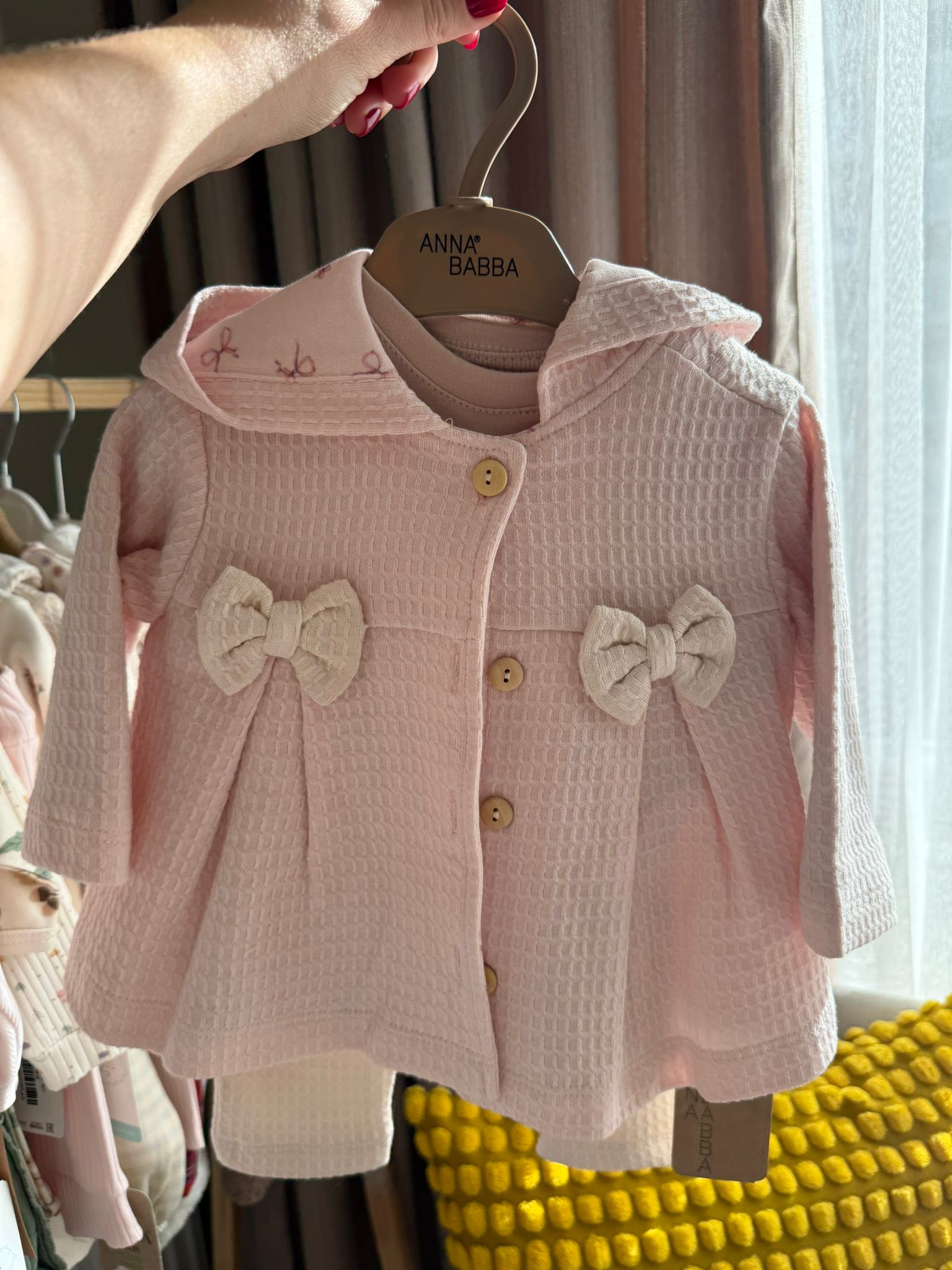 Kız Bebek Lovely 3'lü Pembe Takım