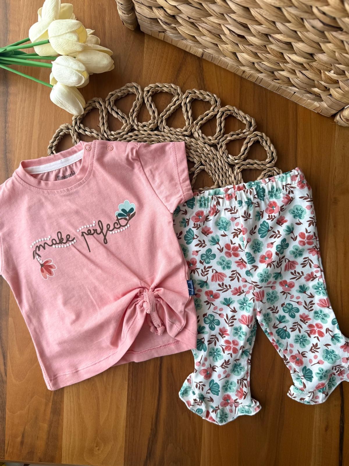 Kız Bebek Taytlı Takım