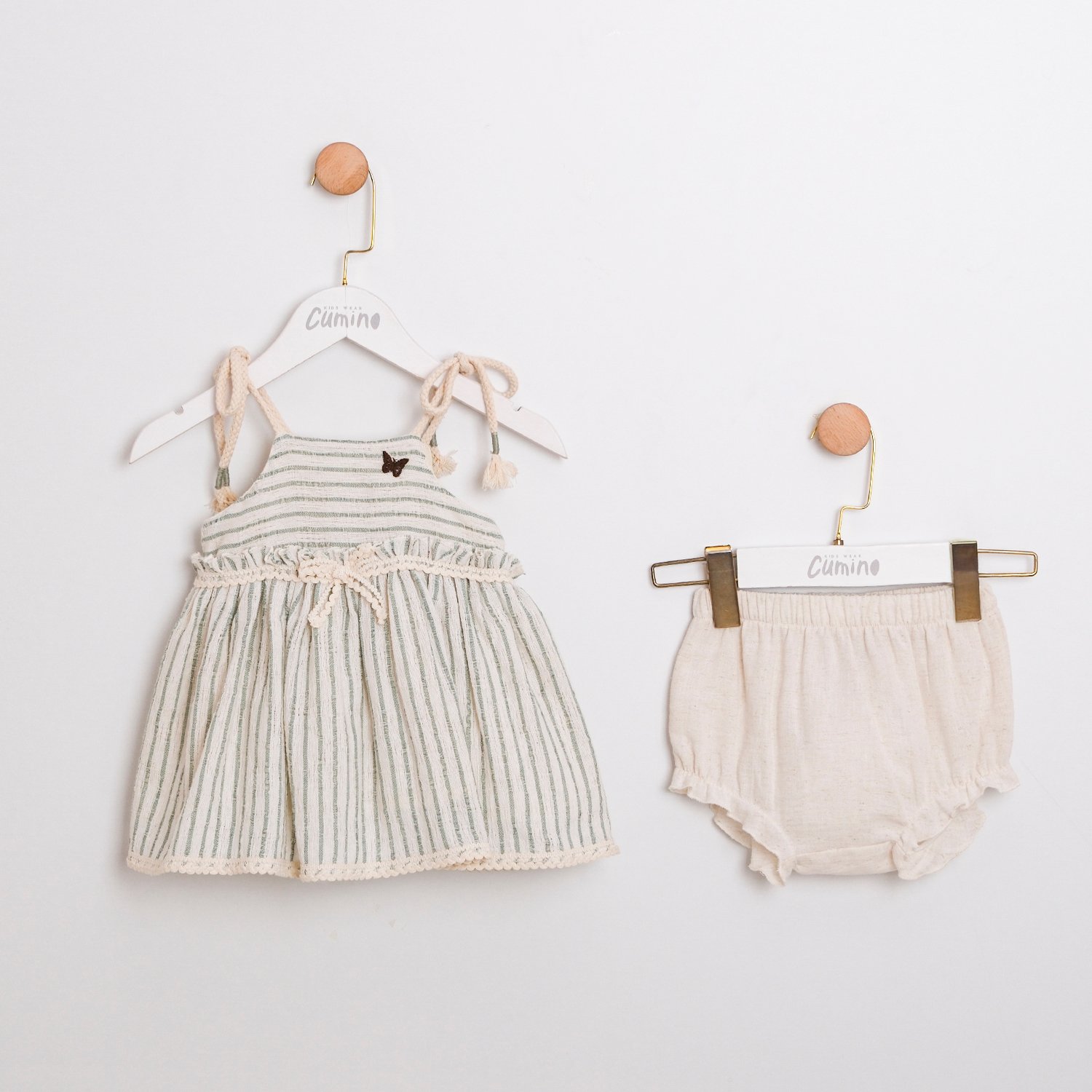 Kız Bebek Lindsey Mint 2'li Takım