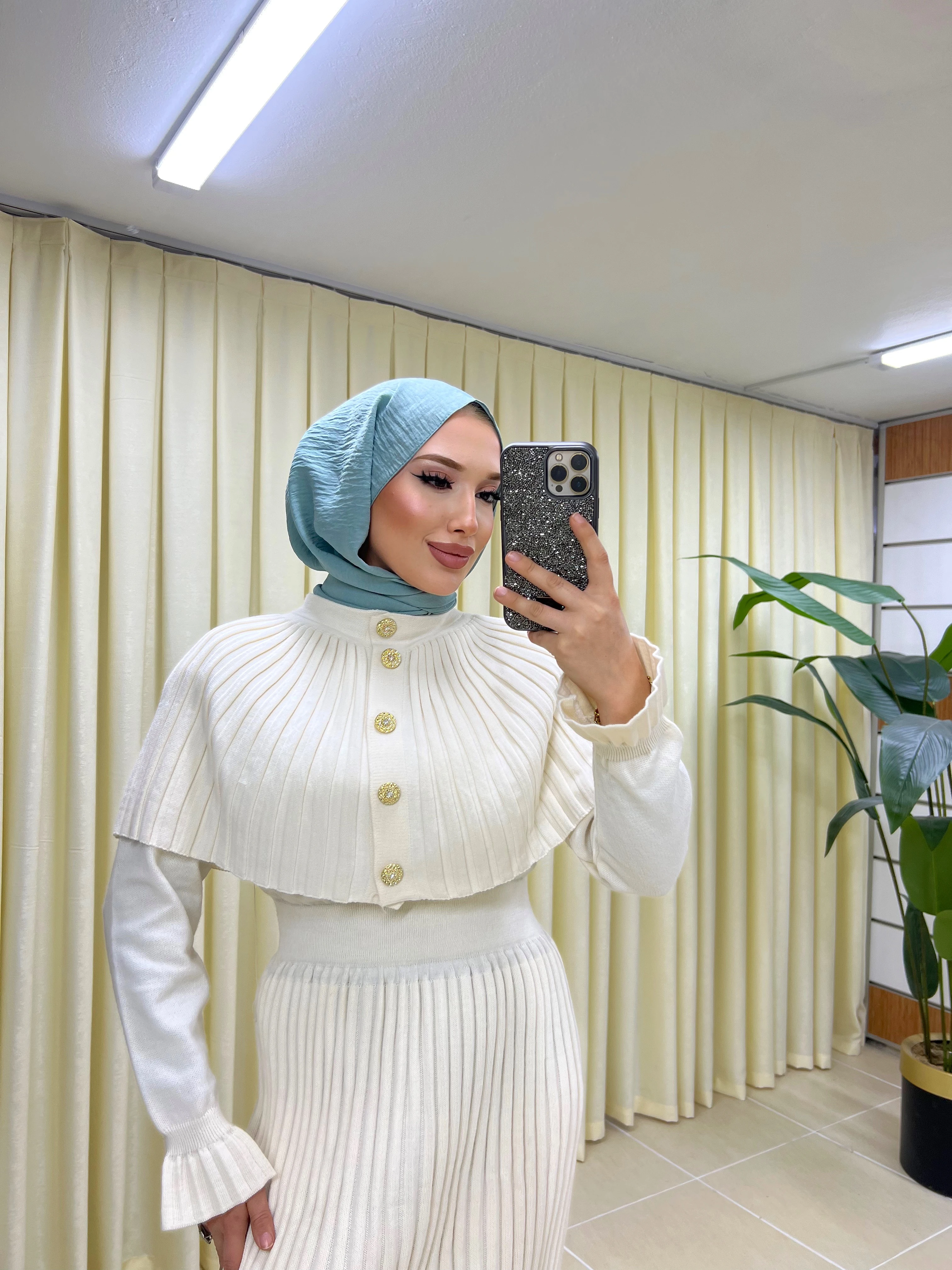 İkili Triko Tasarım Elbise