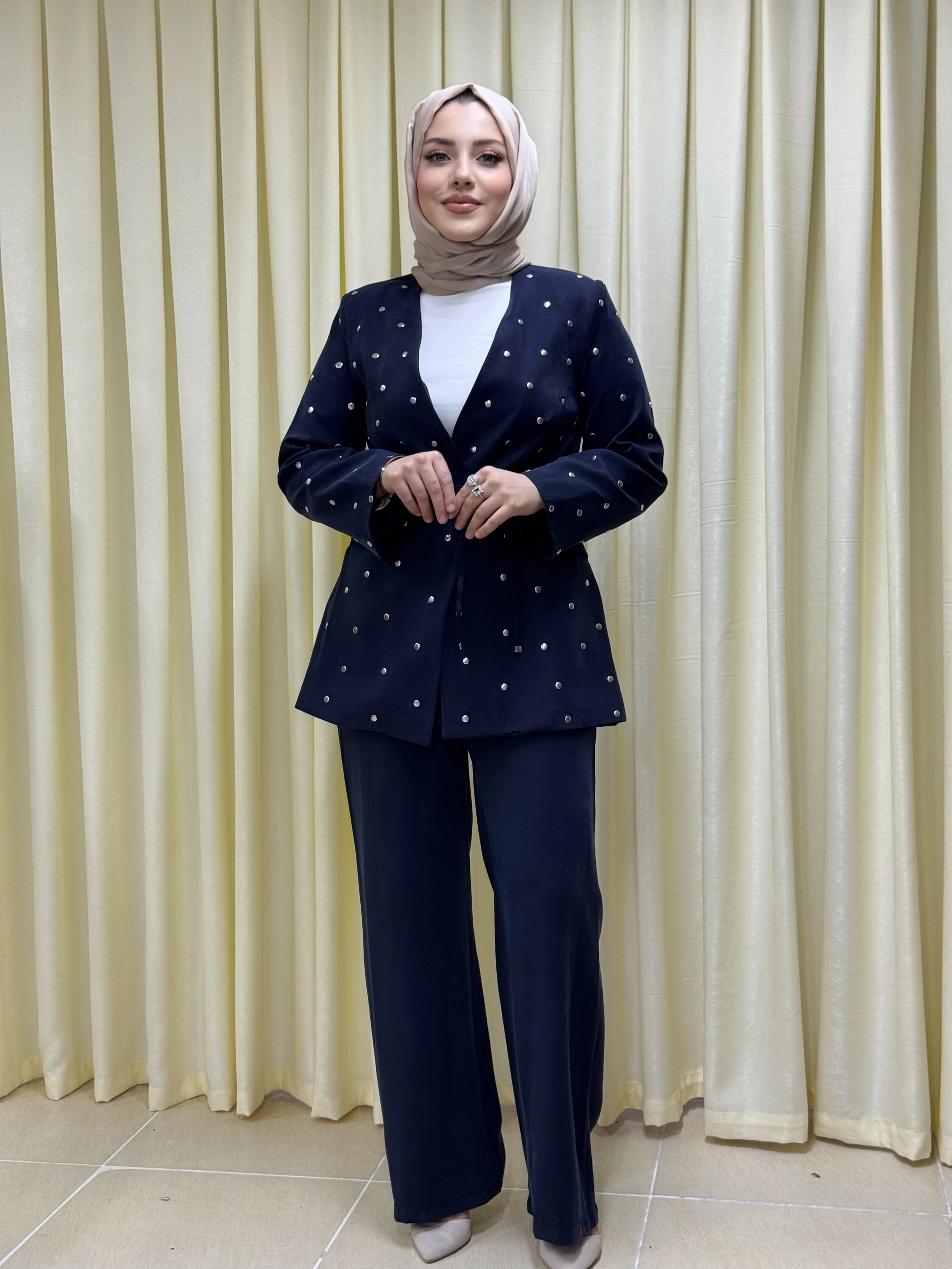Blazer Takım Lacivert