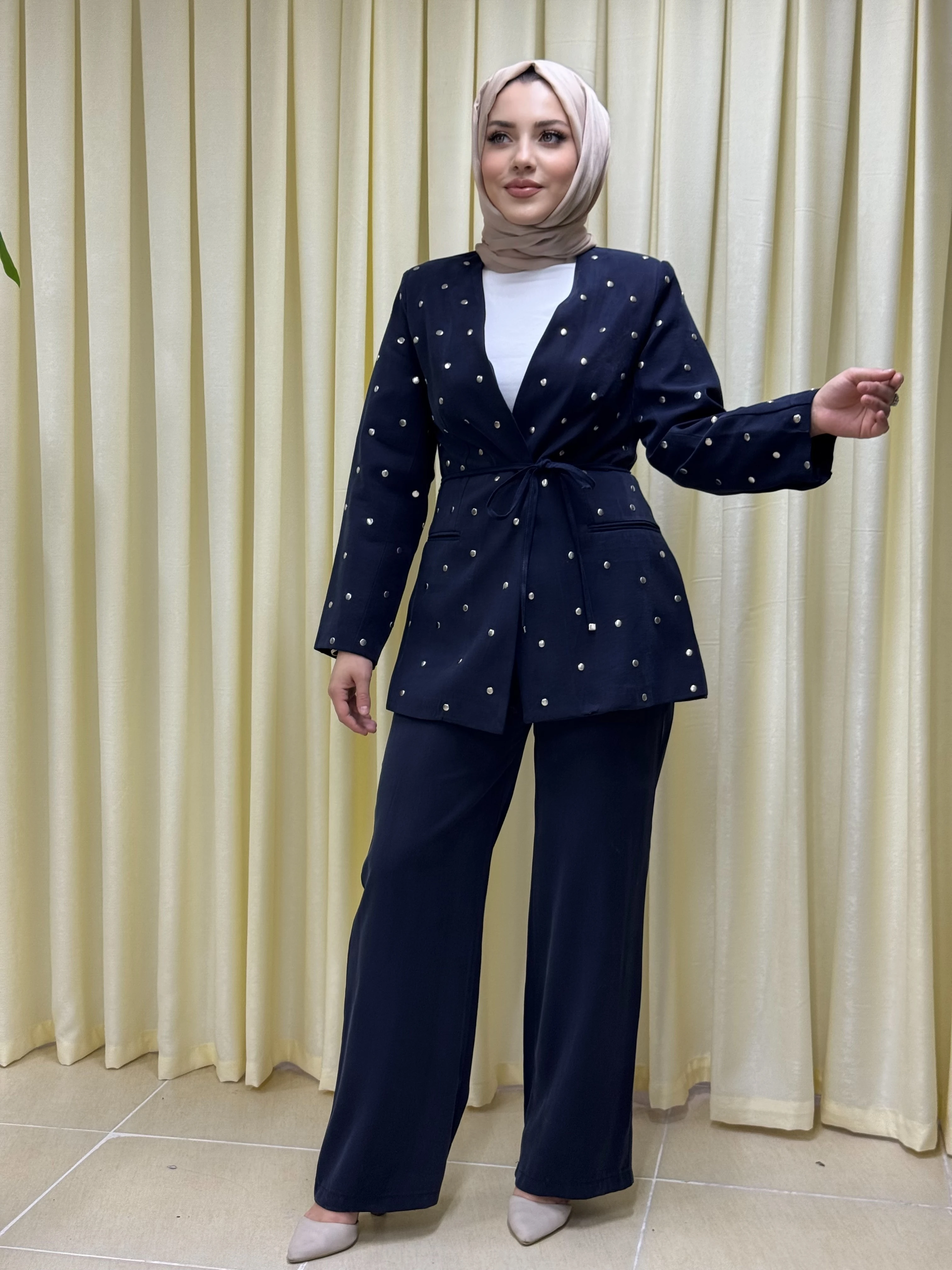 Blazer Takım Lacivert