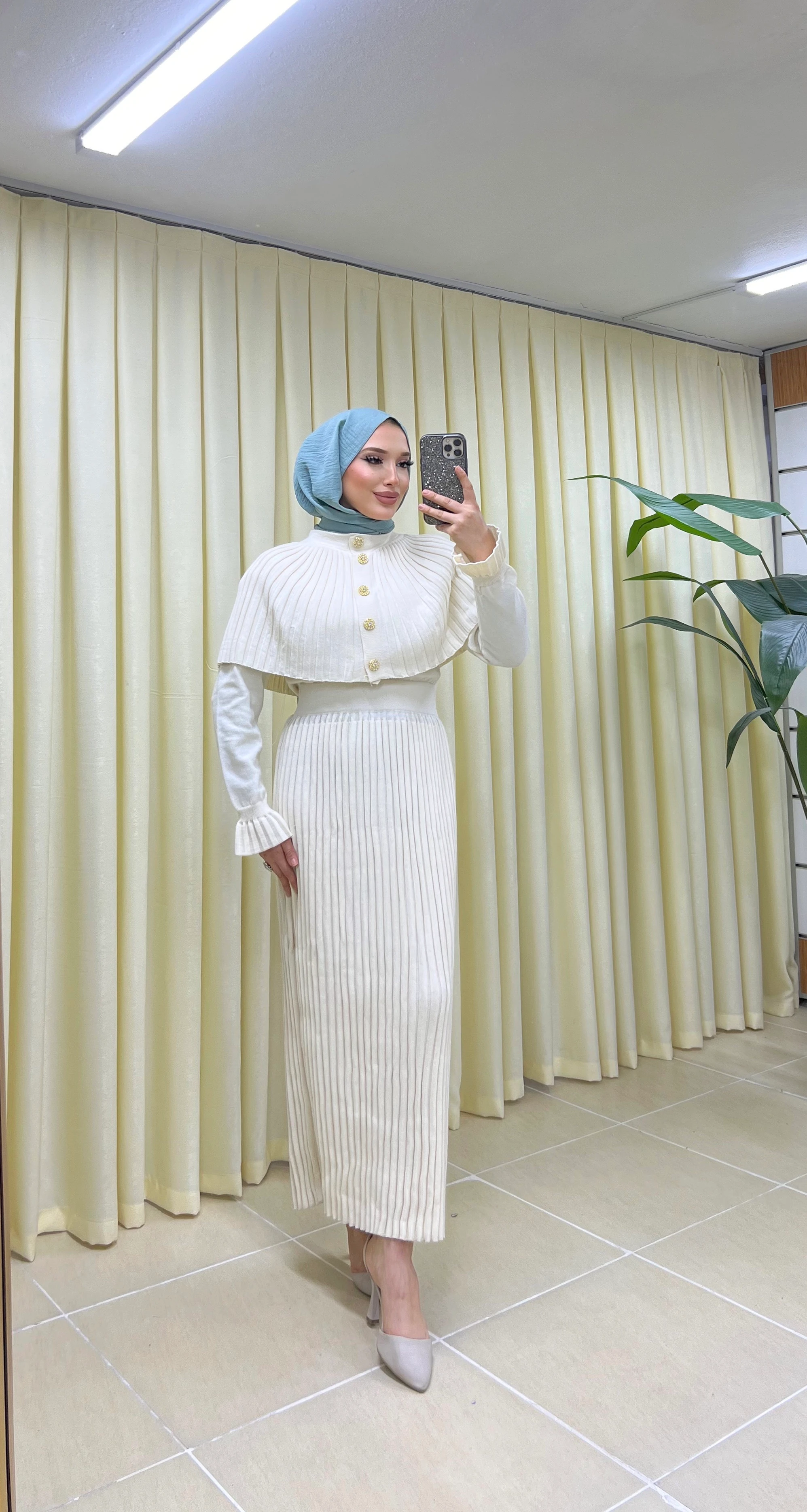 İkili Triko Tasarım Elbise