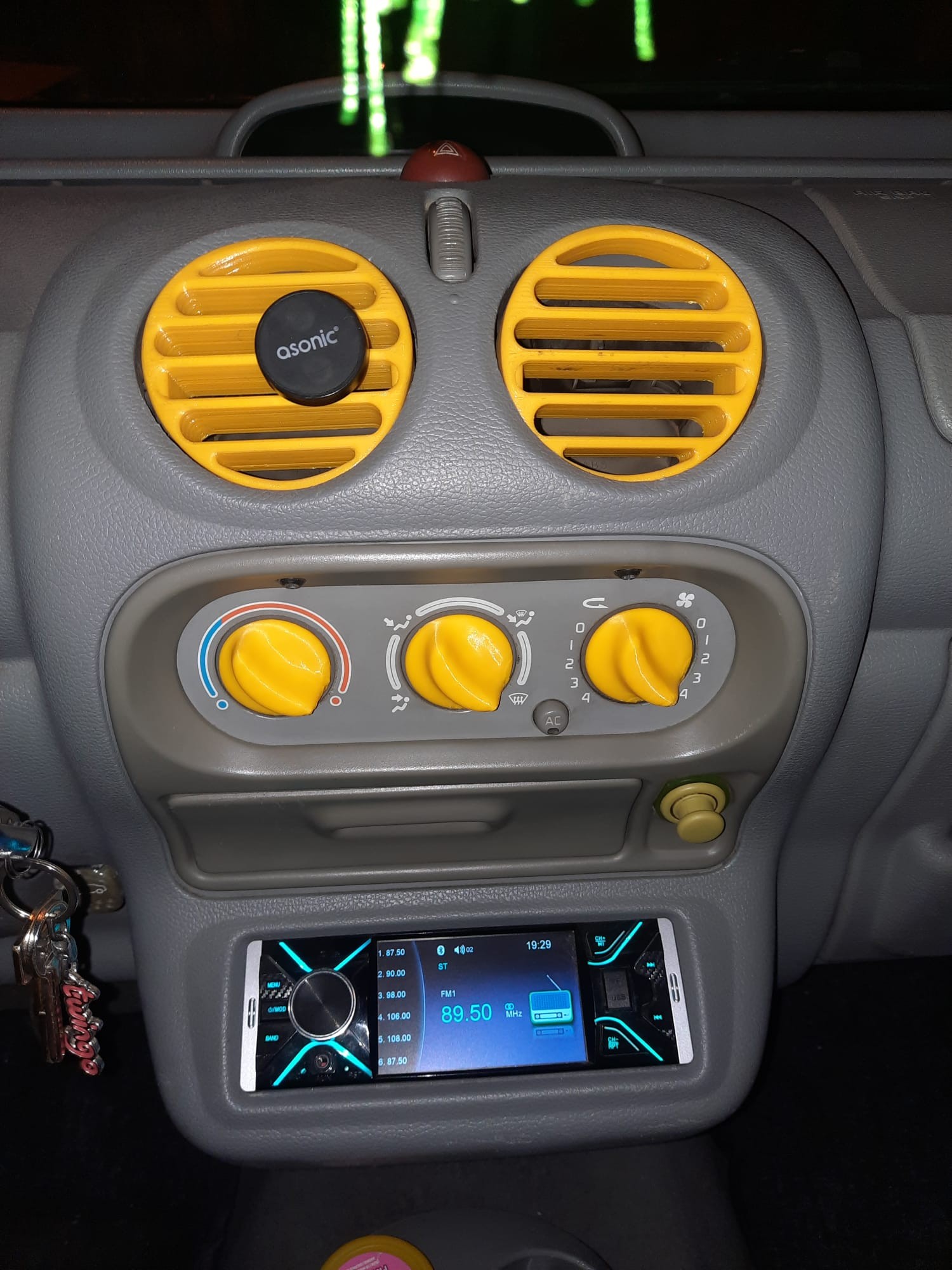 Renault Twingo Klima tuşu (99 model ve sonrasına uyumlu) adet 0 image