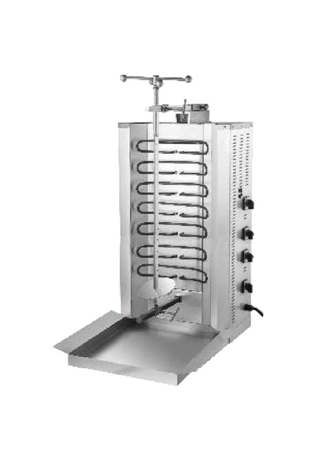 DÖNER OCAĞI - 4'lü Oval Camlı Elektrikli Motorsuz