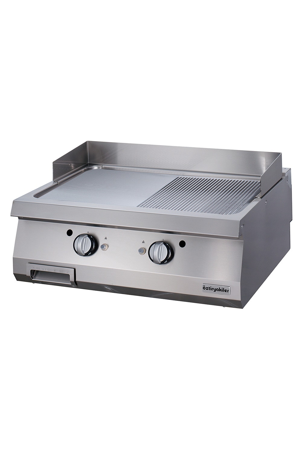 Grill Plate Set Üstü 900 Seri Gazlı Yarı Oluklu 80x90x30