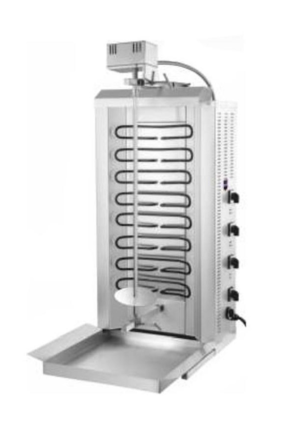 DÖNER OCAĞI - 4'lü Oval Camlı Elektrikli Üstten Mot.