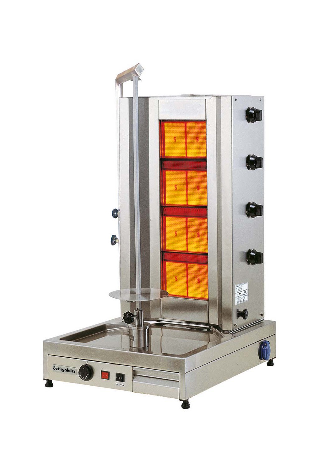 Döner Ocağı Gazlı Alttan Motorlu 4 Gud-W Model