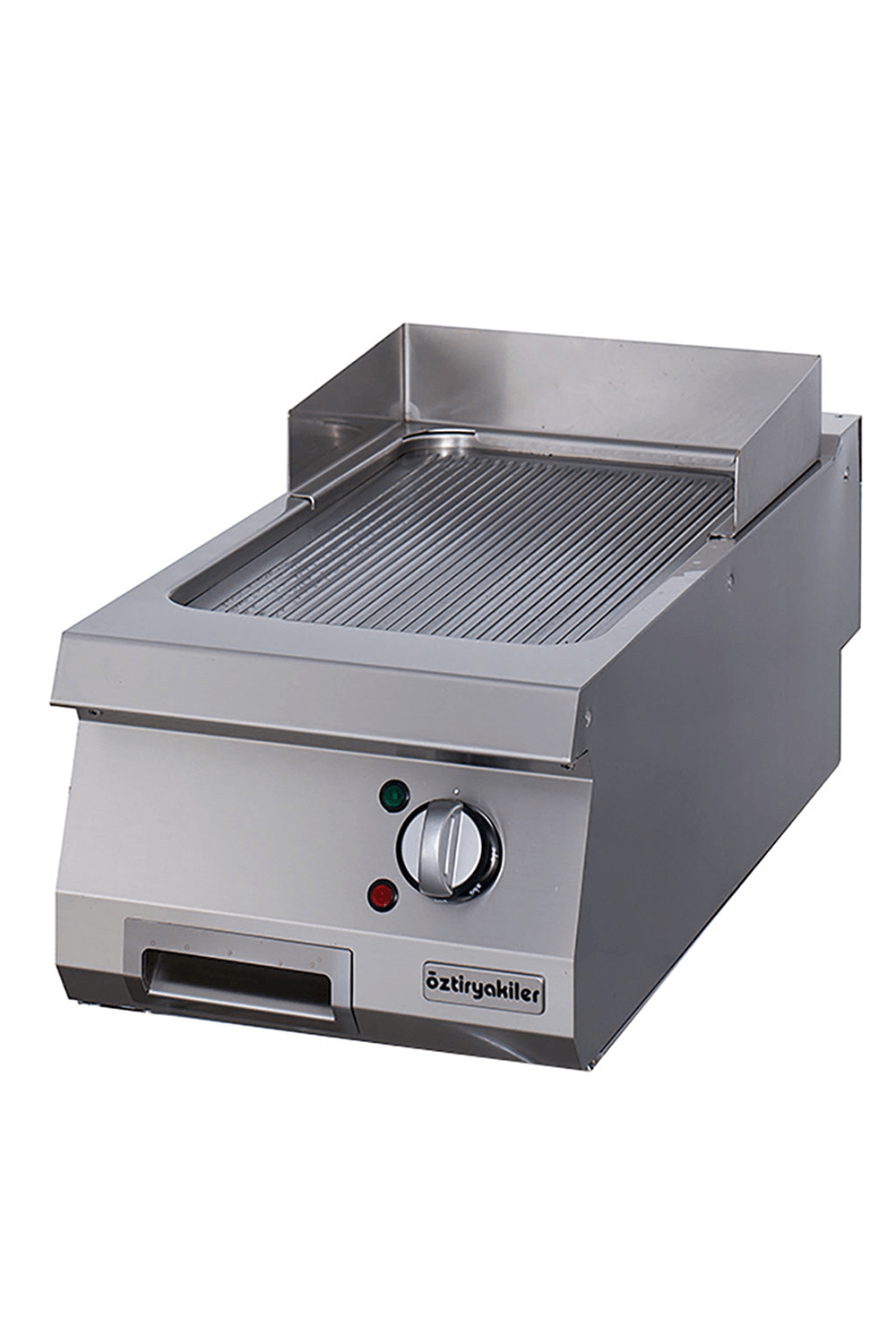 Grill Plate Set Üstü 900 Seri Elektrikli Oluklu 40x90x30-Sert Krom Kaplı
