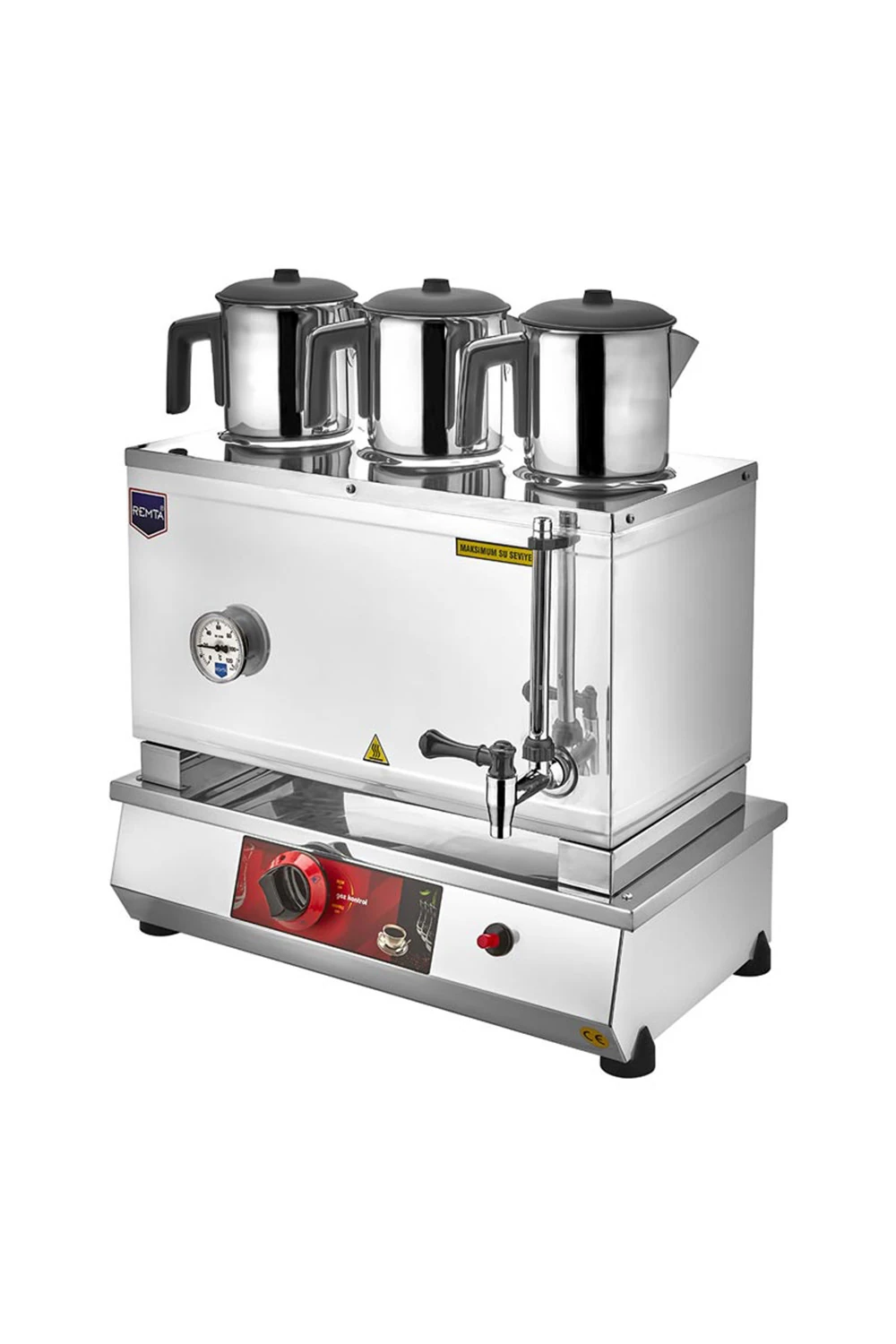 ÇAY OCAĞI - 55 Model Üç Demlikli Pleytsiz CE