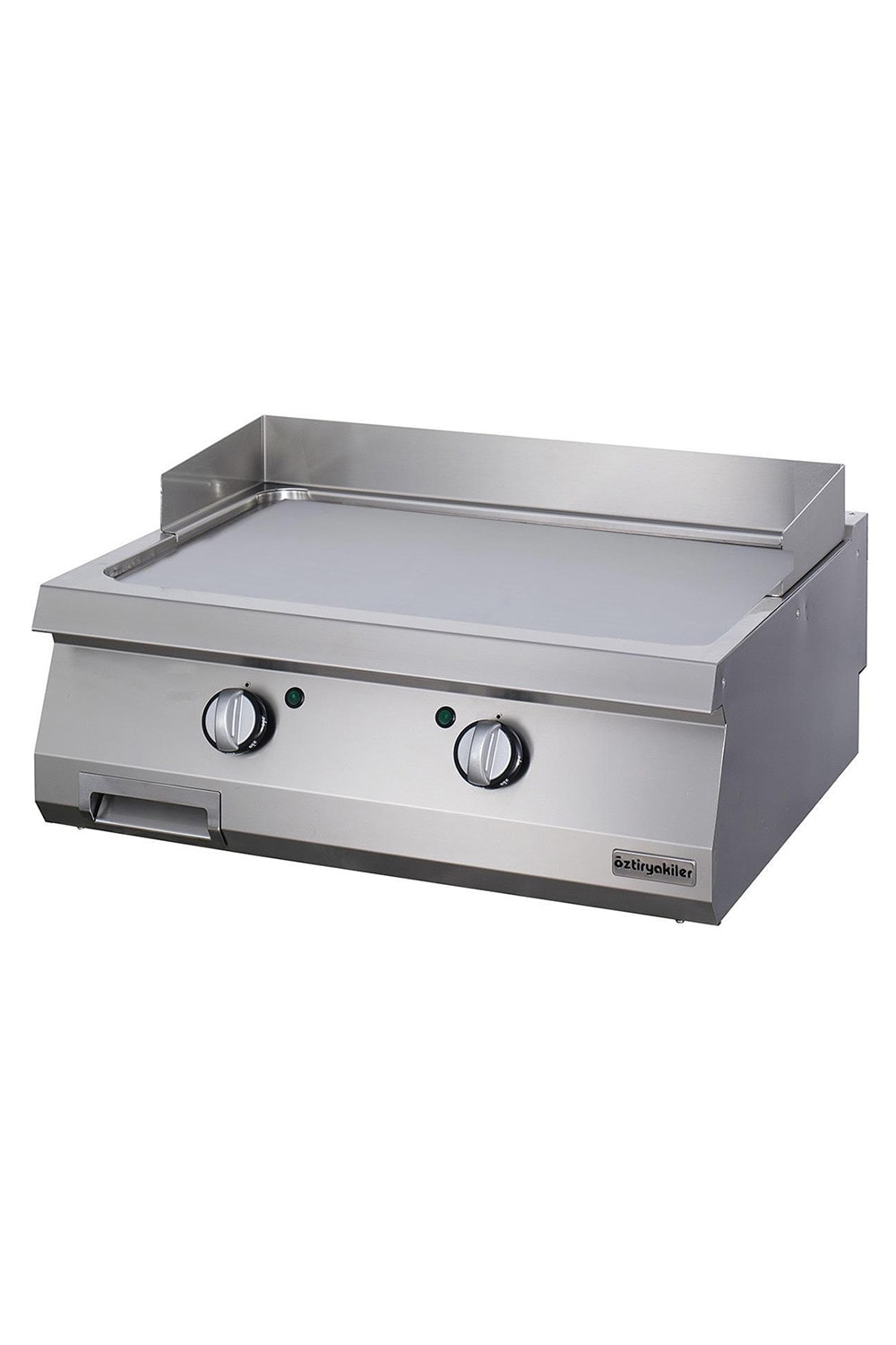 Grill Plate Set Üstü 900 Seri Elektrikli Düz 80x90x30-Sert Krom Kaplı
