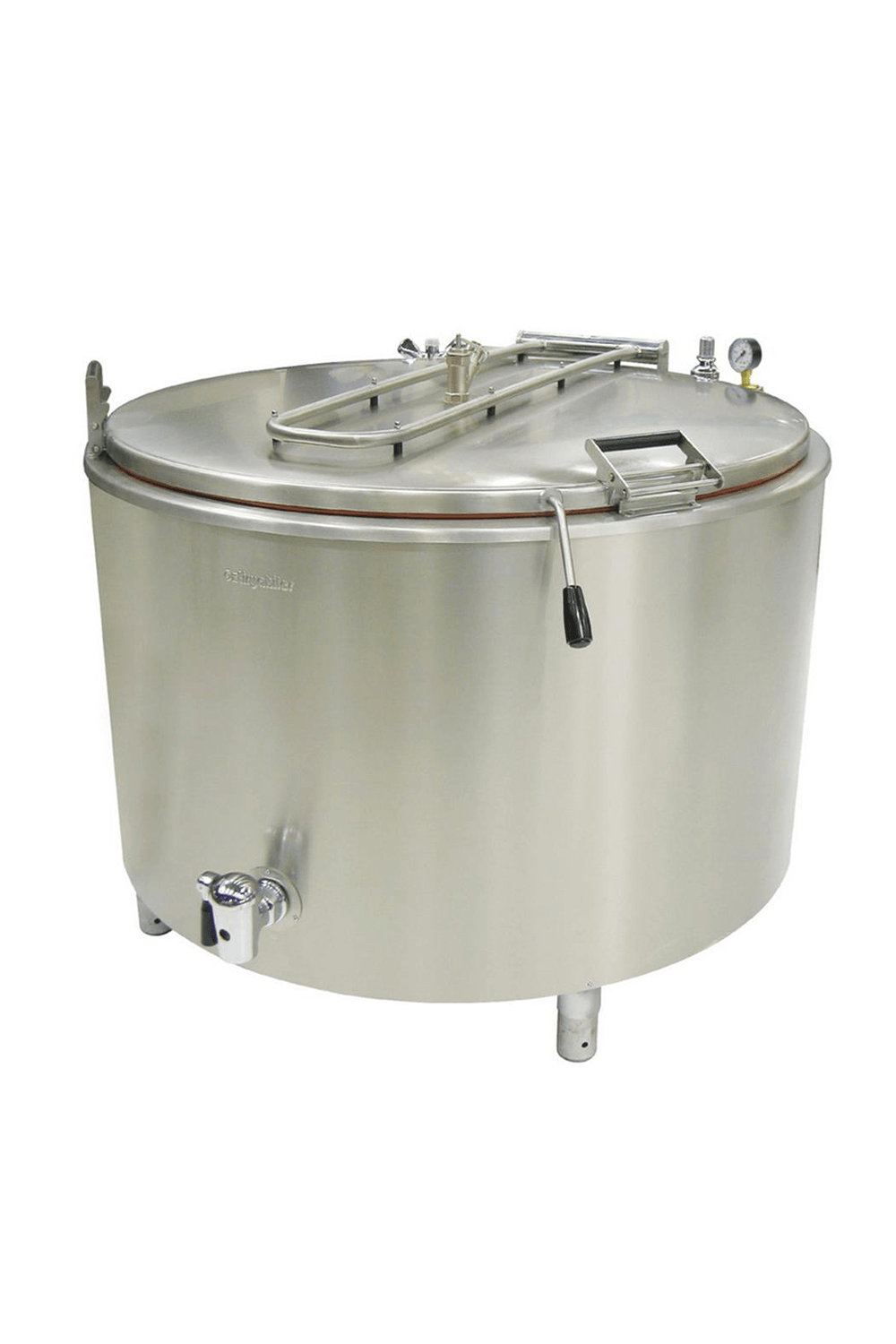 Kaynatma Tenceresi Buharlı 400 Litre Krom Çelik