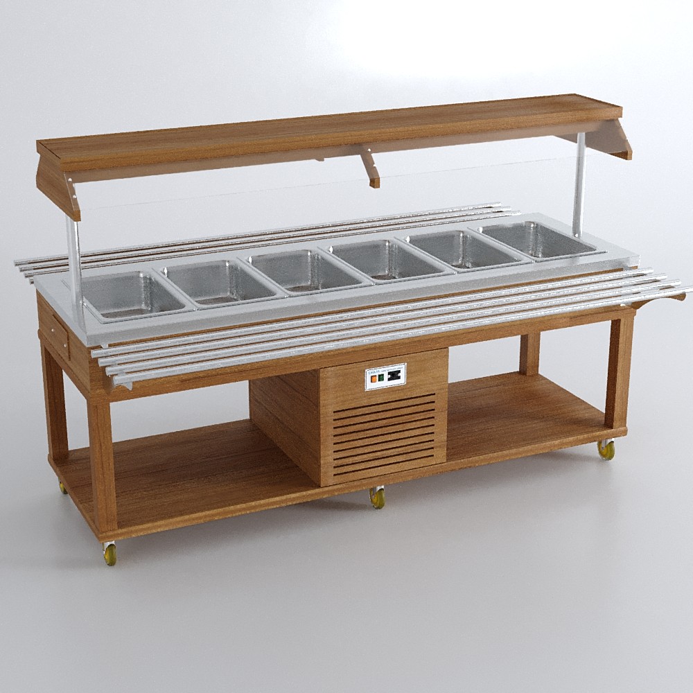 Salata Barı 210x70x85/135