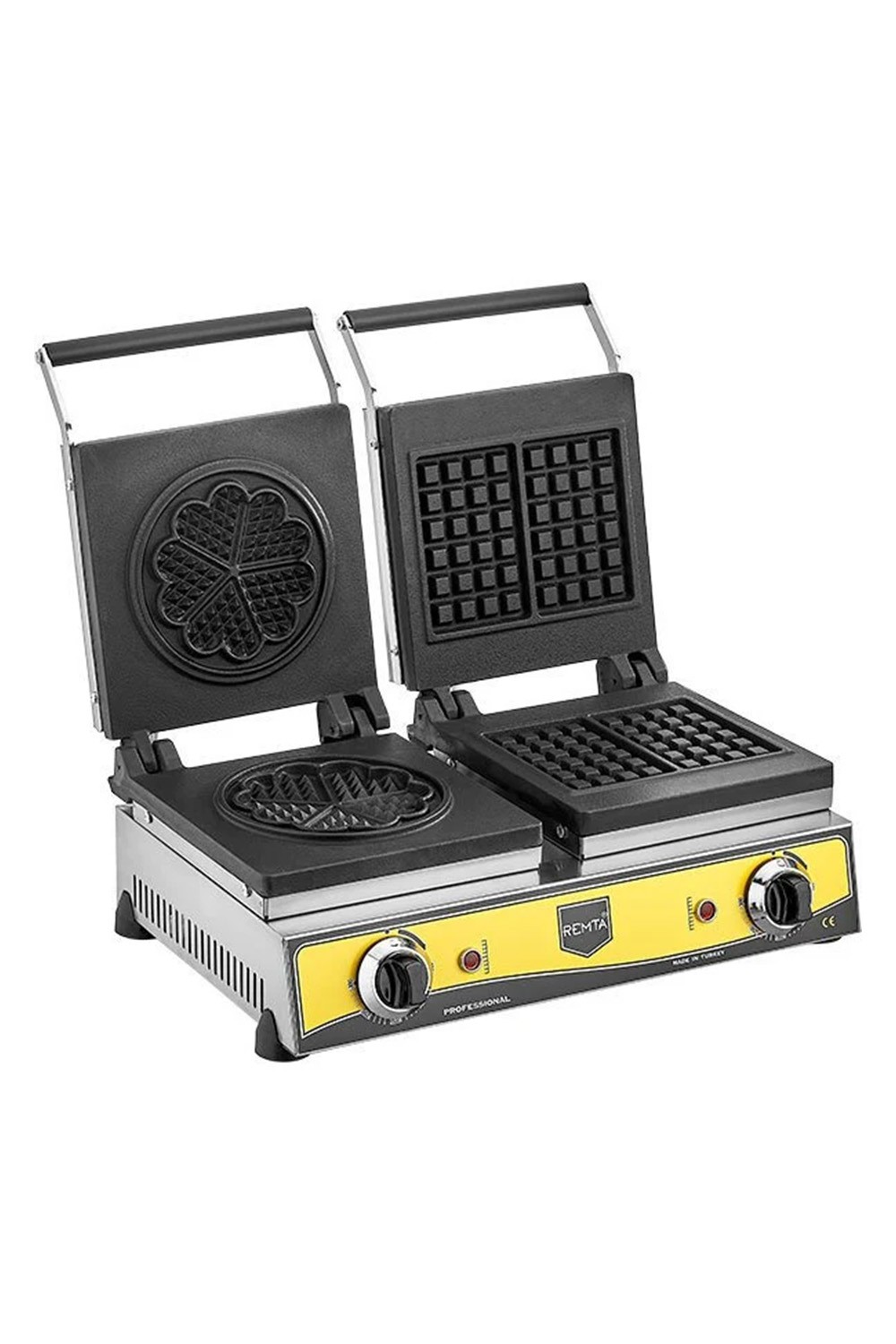 WAFFLE MAKİNASI - Çifli Kare + Çiçek (21 cm) Model