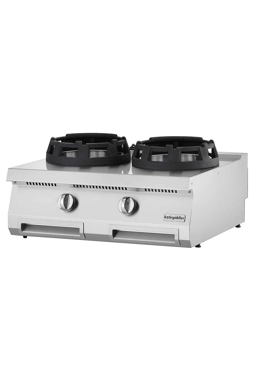 Wok Ocak Set Üstü 700 Seri İkili Gazlı 80x70x30-28 Kw