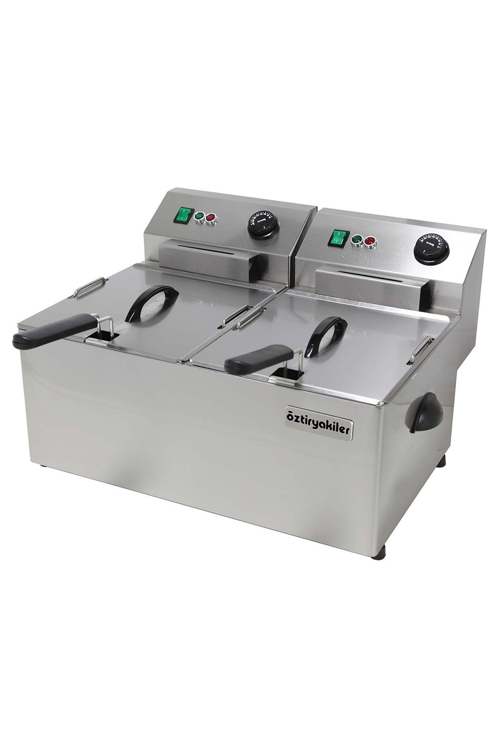 Fritöz Elektrikli 2×8 Litre Trıfaze 12 Kw Ef8Ds