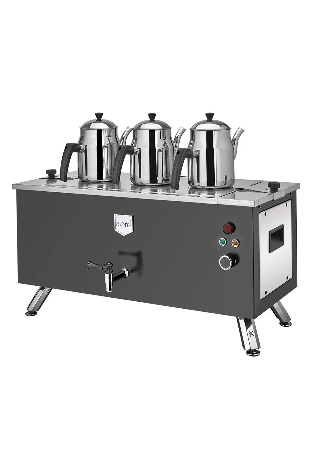 Çift Cidarlı 3 Demlikli Elektrikli Kahveci Ocağı 31 lt - EP03(L)