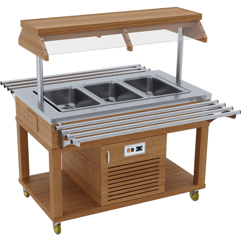 Salata Barı 120x70x85/135