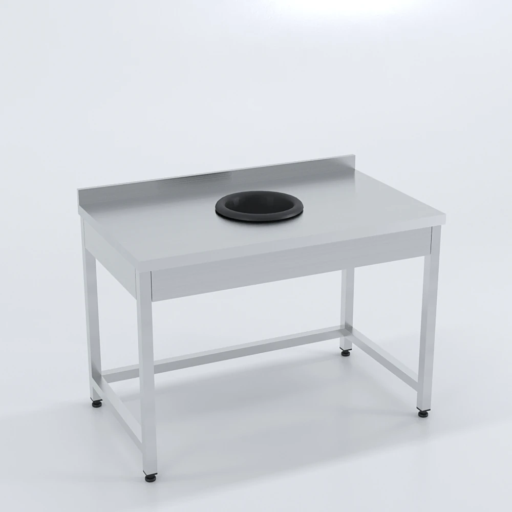 Çöp Sıyırma Tezgahı 160x60x85